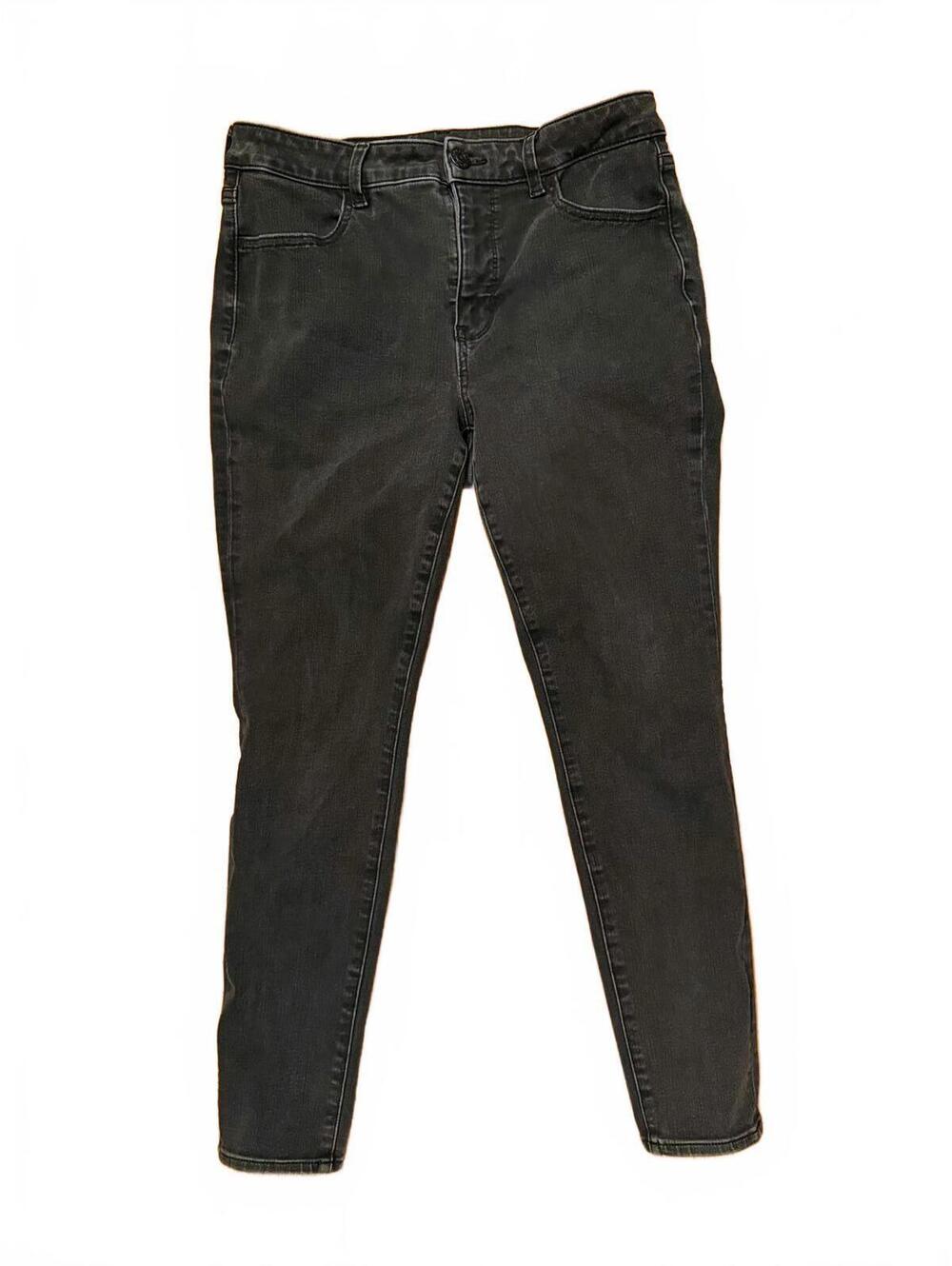 American Eagle Hi-Rise Jegging Dream Stretch Black Size 12 - Picture 1 of 7